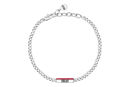 bracciale acciaio ac milan gadget tifoso elegante