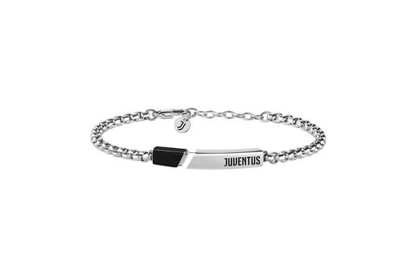 bracciale acciaio juventus fc gadget tifoso elegante