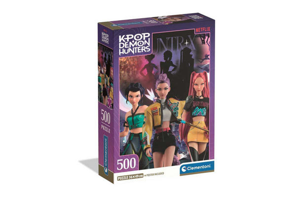 puzzle 500 pezzi compact kpop demon hunters ragazzi