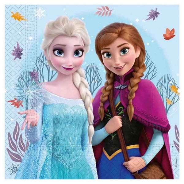 Tovaglioli 33x33 cm Frozen Idyllic Wonder 20 pezzi
