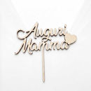 cake topper auguri mamma per torta in legno e plexiglass