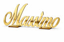 Nome massimo plexiglas oro