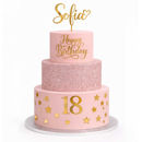 Torta Finta in Polistirolo 3 Piani Personalizzata per Eventi