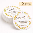 tag bomboniere prima comunione personalizzati con nome massimiliano