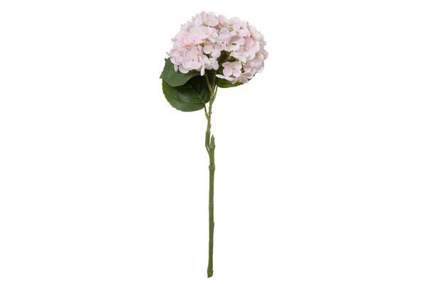 ramo ortensia real touch rosa 65 cm decorazione
