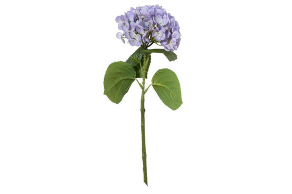 ramo ortensia real touch viola 65 cm decorazione