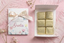 Bomboniera battesimo scatolina con cioccolatini personalizzati