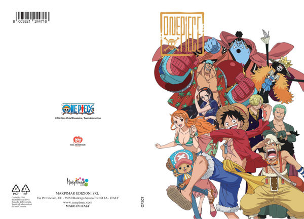 biglietto compleanno One Piece Serie 2 cartolina bambini