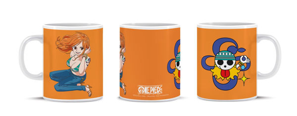 tazza One Piece Nami Serie Ciurma ceramica fan manga