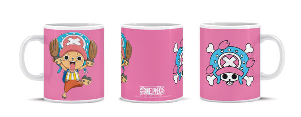 tazza One Piece Chopper Serie Ciurma ceramica fan manga