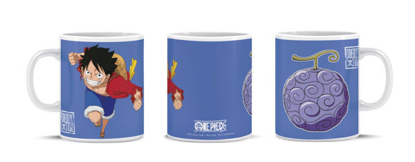 tazza One Piece Serie Devil Fruit ceramica fan manga