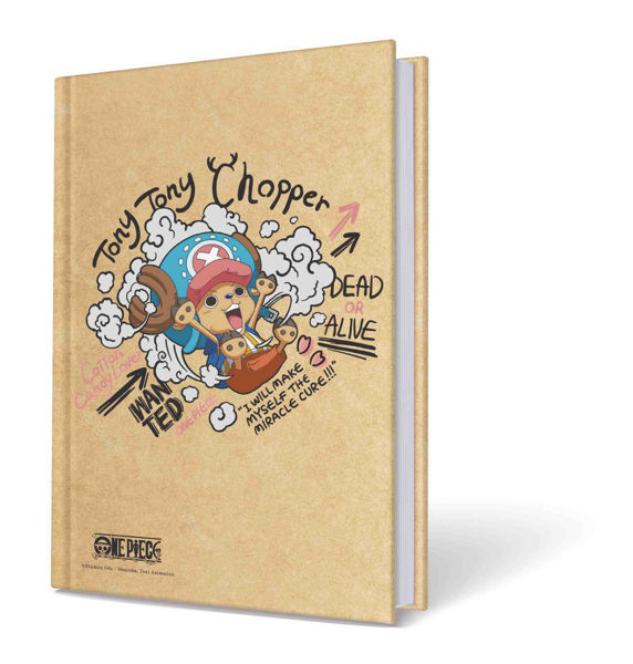 taccuino One Piece A5 kraft con elastico fan manga anime