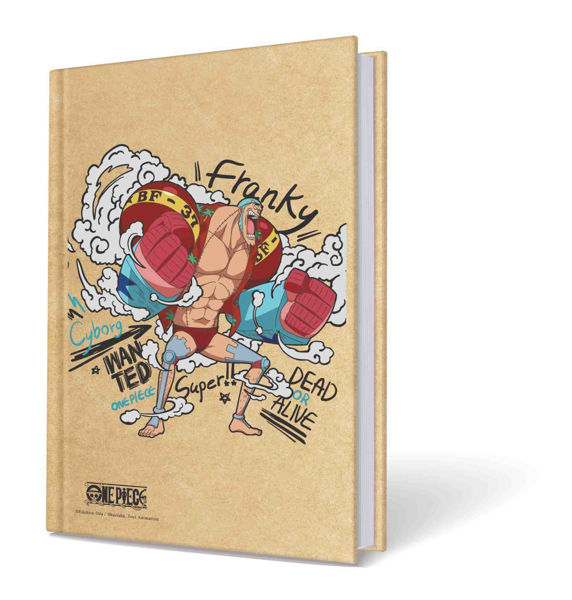 taccuino One Piece A5 kraft con elastico fan manga anime