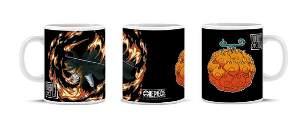 tazza One Piece Serie Devil Fruit ceramica fan manga