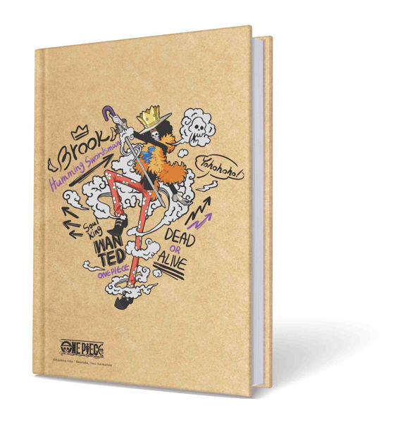 taccuino One Piece A5 kraft con elastico fan manga anime