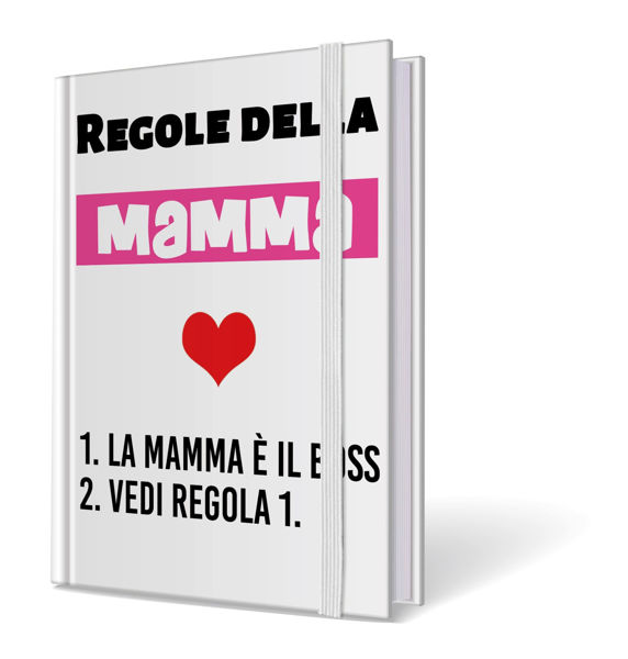 taccuino Le Regole Della Mamma copertina decorata regalo