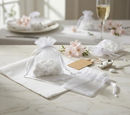 Sacchetto portaconfetti organza bianco 7x9 cm