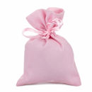 Sacchetto in cotone rosa 10x14 cm ideale come portaconfetti per bomboniere