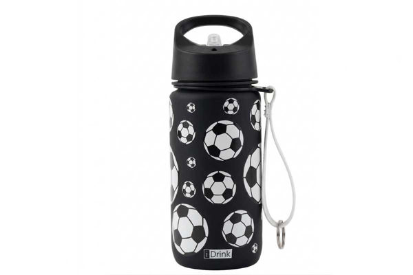 borraccia termica football 595 ml acciaio inox sport