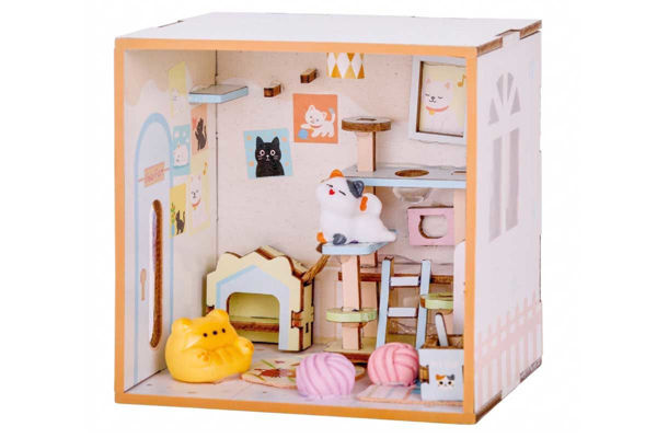 mini house happy pet time casa miniatura animali creativa