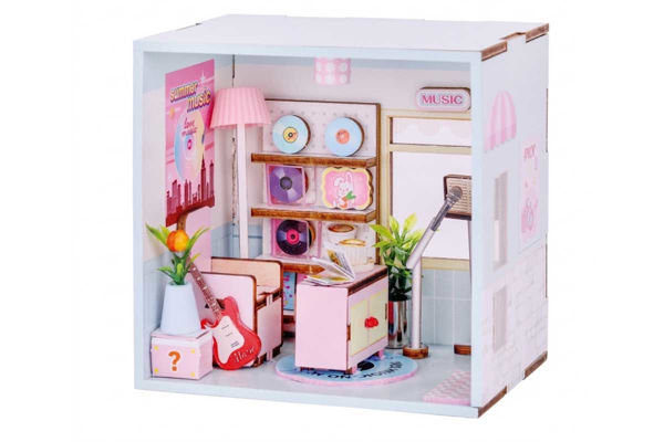 mini house music time casa miniatura musica creativa