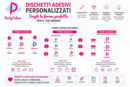 adesivi personalizzati forme e misure diverse