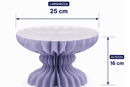 alzatina carta lilla 25x16 cm decorazione eventi