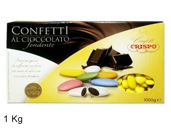 Immagine di Confetti Cioccolato Giallo 1 Kg