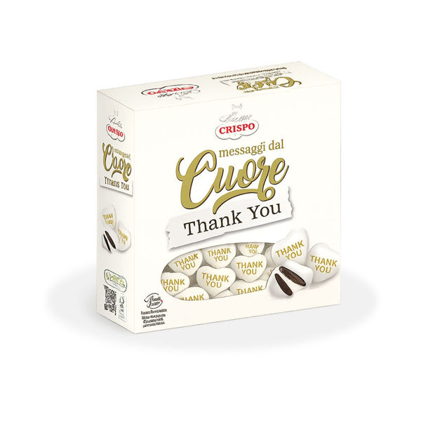 Immagine di Confetti Messaggi dal cuore "thank You" 250 grammi