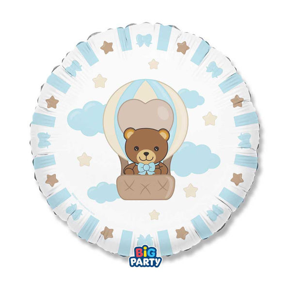 Palloncino 45 cm Teddy Friends Celeste by THUN