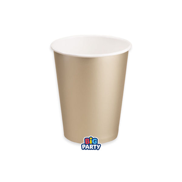Immagine di Bicchieri 250 cc Wavy Champagne Satin 6 pezzi