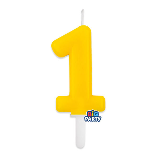 Candelina Tiny Plump Giallo Numero 1
