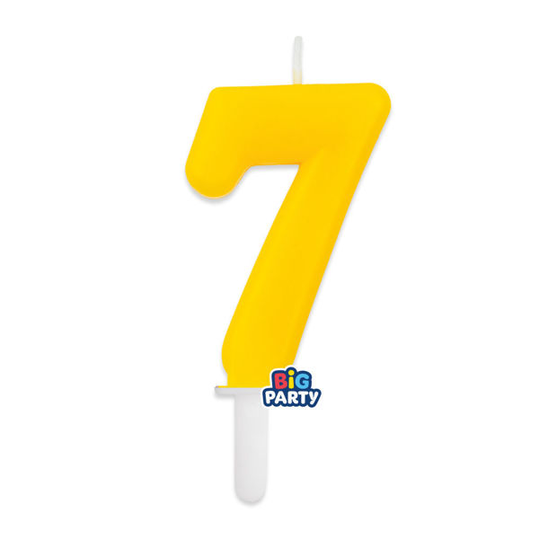 Candelina Tiny Plump Giallo Numero 7