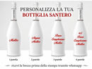 bottiglia 958 santero dedica personalizzata o bianca