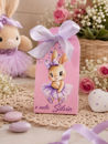 scatolina portaconfetti coniglietta rosa personalizzata
