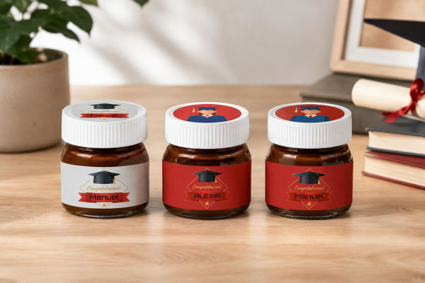 barattolino nutellina personalizzato laurea con nome