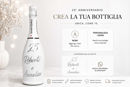 bottiglia santero personalizzata 25 anniversario con nomi