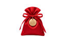 sacchetto raso rosso 10x11 cm porta confetti regalo