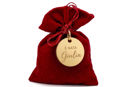 sacchetto raso rosso 10x11 cm porta confetti regalo