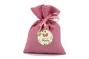 sacchetto raso rosa 10x11 cm porta confetti regalo