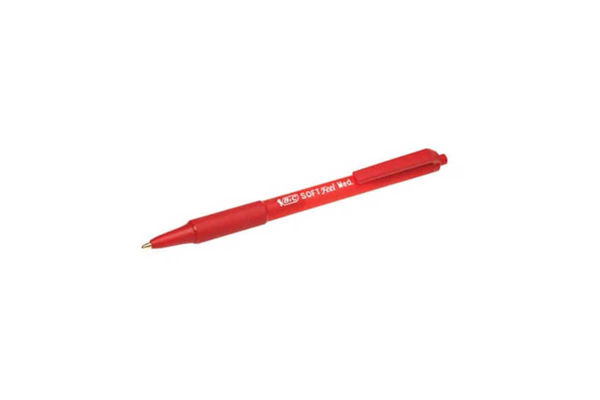 Penna Bic Soft Feel clic Rosso