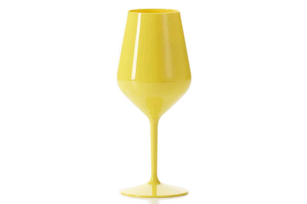 calice wine cocktail giallo 470 cc personalizzato nome vinile