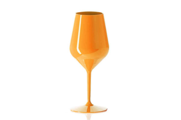 calice wine cocktail arancio 470 cc personalizzato nome vinile