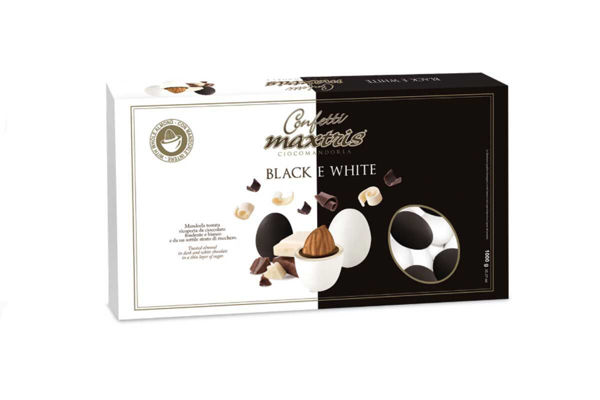 Confetti Maxtris Tenerezze al Cioccolato Black & White 1 Kg