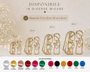 sagoma comunione bimbo bimba in plexiglas oro