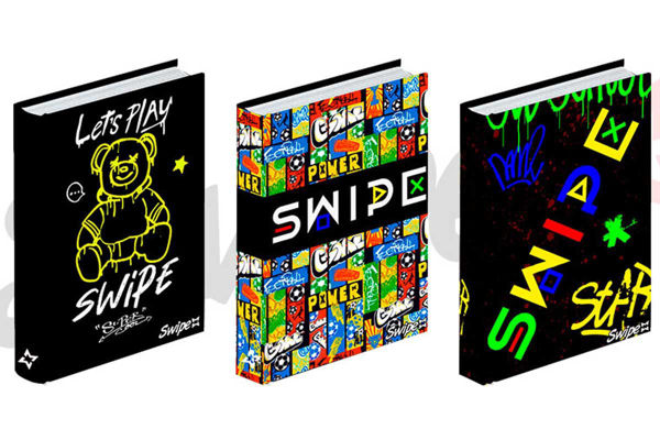 diario Swipe Fashion Boy 12 mesi copertina moderna