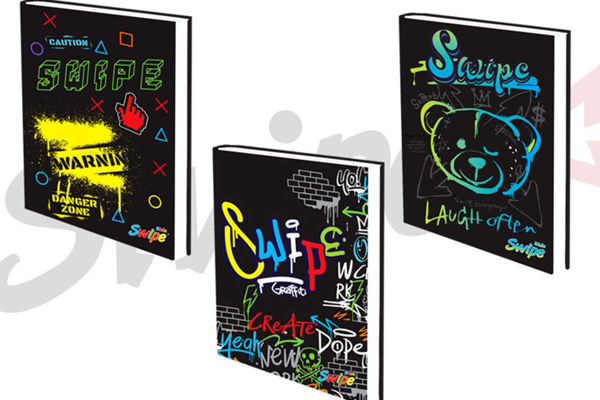 Diario Swipe Kids Fashion Boy 16 mesi copertina colorata