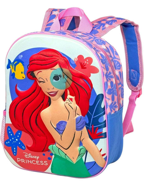 Zaino Asilo 3D Exclusive Ariel La Sirenetta 31x26x11 cm