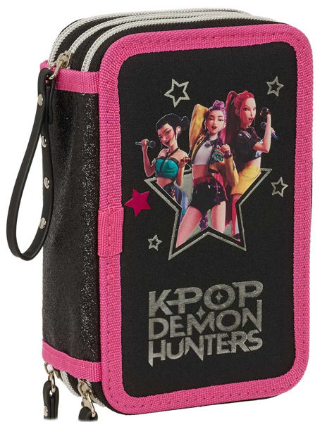 astuccio triplo riempito K-Pop Demon Hunters 37 pezzi
