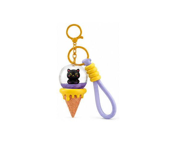 Immagine di Portachiavi Love Cream BLACK CAT